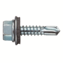 サンコーテクノ　シールスクリュー　ＳＨ－６Ｘ２５ＷＳ－１５　本体：スチール製／座金：溶融亜鉛めっき鋼板／パッキン：ＥＰＤＭ　１５本入