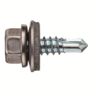 サンコーテクノ　ステンヘッドスクリュー　ＳＣＨ－６Ｘ１９ＷＳ－１５　頭部キャップ：ステンレス製／本体：スチール製／座金：ステンレス製／パッキン：ＥＰＤＭ　１５本入