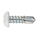 サンコーテクノ　ドリルスクリュー　ＰＡＮ－４Ｘ１３Ｗ－１００　スチール製　１００本入　ホワイト