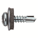 サンコーテクノ　シールスクリュー　ＳＰ－４Ｘ１６ＷＳ－５０　本体：スチール製／座金：溶融亜鉛めっき鋼板／パッキン：ＥＰＤＭ　５０本入