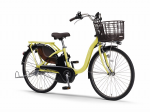 ヤマハ　PAS　With　電動アシスト自転車　２６インチ　内装３段　マットマーガレットイエロー