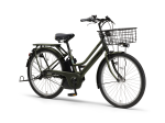 ヤマハ　PAS　RIN　電動アシスト自転車　２６インチ　内装３段　マットカーキグリーン