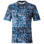 アイズフロンティア　＃００９　接触冷感クルーネックＴシャツ　シェイドブルー　Ｌ