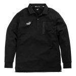 ＰＵＭＡ 長袖アクティブポロシャツ　ブラック　Ｌ　ＰＷ－３０２４Ａ