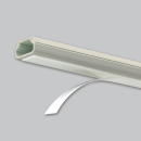 マサル工業　テープ付ニュー・エフモール　３号　１ｍ　ミルキーホワイト　ＳＦＴ３３