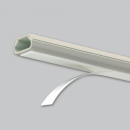 マサル工業　テープ付ニュー・エフモール　４号　１ｍ　ミルキーホワイト　ＳＦＴ４３