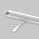 マサル工業　テープ付ニュー・エフモール　４号　１ｍ　ホワイト　ＳＦＴ４２