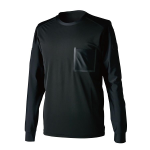 TS DESIGN　８５１５　TS DEOロングスリーブＴシャツ　ブラック　Ｍ