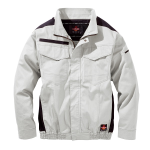 ＨＯＯＨ　Ｖ４２２２　難燃長袖ブルゾン　シルバーグレー　ＬＬ