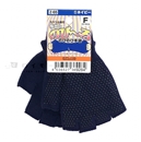 Ｚ－６５　スベリ止め付　指出し　のびのび手袋　ネイビー　Ｆ