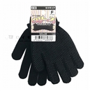Ｚ－６０　スベリ止め付　のびのび手袋　ブラック　Ｆ