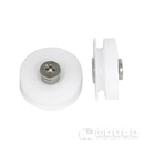 網戸戸車　ビス固定用　丸戸車　中芯用　網戸－003　2個入