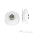 網戸戸車　ビス固定用　丸戸車　偏芯用　網戸－004　2個入