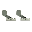 網戸ガイド　ビニフレ　FB－45型　上部ガイド　偏芯用　 網戸－305S　シルバー色　左右1セット