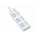 パナソニック　ザ・タップＸ　３個口　個別スイッチ付　２ｍ　ホワイト