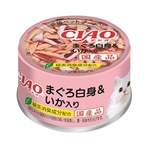 ＣＩＡＯ　チャオ　缶　まぐろ白身＆いか入り　８５ｇ