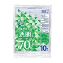 ポリ袋 透明 70L 0.04mm厚 10枚 TNー4