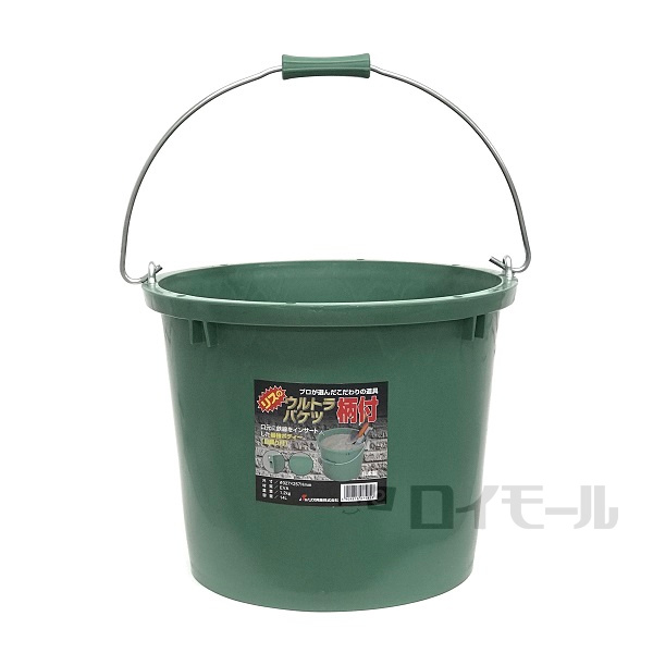 リス　ウルトラバケツ 柄付　１４Ｌ　グリーン