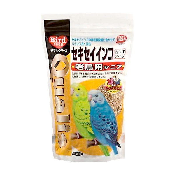 クオリス　セキセイインコ　老鳥用　４００ｇ