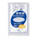ポリバッグ　規格袋　１０号　０.０３ｍｍ厚　透明　１００枚