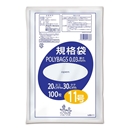 ポリバッグ　規格袋　１１号　０.０３ｍｍ厚　透明　１００枚