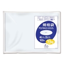 ポリバッグ　規格袋　１９号　０.０３ｍｍ厚　透明　１００枚