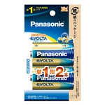 パナソニック　アルカリ乾電池　エボルタ　単１形　２本パック
