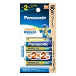パナソニック　アルカリ乾電池　エボルタ　単２形　２本パック