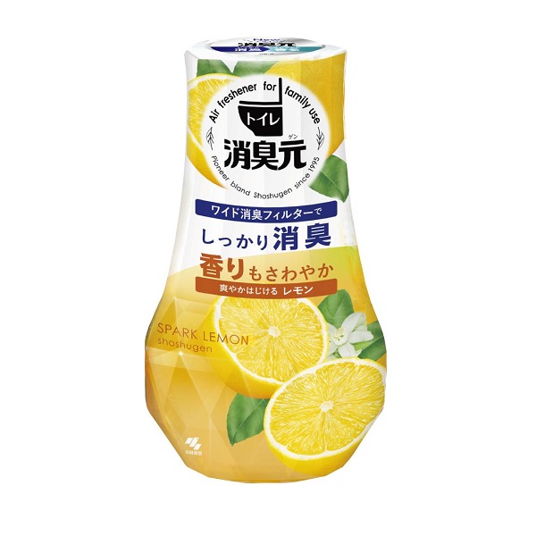 トイレの消臭元　爽やかはじけるレモン　４００ｍＬ
