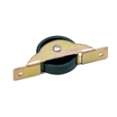 鉄枠　黒ナイロン戸車　30　平　NQM-0302