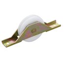 鉄枠Uステンレール用戸車 ベアリング入LPプラス車 45 平 DPW-0452