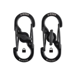 ナイトアイズ　S-BINER エスビナー　マイクロロック　ブラック　２個入