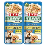 いなば　ツインズ　とりささみ　レバー・野菜入り　８０ｇ