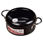 揚げクック　鉄製温度計付　両手天ぷら鍋　２０ｃｍ　ＨＢ-１３７３