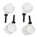 e－RACK　[イーラック]　共通キャスター　ホワイト　４個入