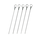 キャプテンスタッグ　バーベキュー丸串　１８ｃｍ　５本組　Ｍ－８０５１