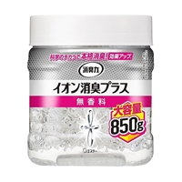 消臭力　クリアビーズ　イオン消臭プラス　無香料　本体　大容量　８５０ｇ
