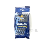 ジレット　カスタムプラス３　スムース　１２本入