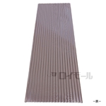 【店頭受取限定(配送不可)】トタン波板　茶　０.１９×６５０×２４４０ｍｍ【取扱店舗：西日本店舗（一部店舗を除く）】
