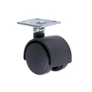 八幡ねじ　双輪キャスター　ナイロン　３０ｍｍ