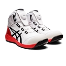 アシックス　ウィンジョブ　ＣＰ３０４　ＢＯＡ　ホワイト×ブラック　２７.５ｃｍ