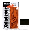 屋外木部用　油性　キシラデコール　＃１１２　ジェットブラック　４Ｌ