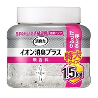 消臭力　クリアビーズ　イオン消臭プラス　無香料　本体　特大　１.５ｋｇ