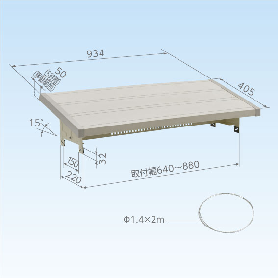 日晴金属キャッチャー　　　日除け　Ｃ－ＴＰ４