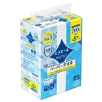 エリエール Plus+キレイ ペーパータオル コンパクトタイプ 200組(2枚重ね) 5個パック