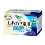 ロリエ しあわせ素肌 300 超スリム 昼夜兼用 羽つき 30cm 13コ入