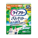 ライフリー　さわやかパッド　１００ｃｃ　多い時でも快適用　２９ｃｍ　２６枚入
