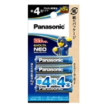 パナソニック　アルカリ乾電池　エボルタネオ　単４形　４本パック