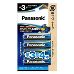 パナソニック　アルカリ乾電池　エボルタネオ　単３形　４本パック
