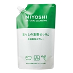 ミヨシ　暮らしの重曹せっけん　お掃除泡スプレー　つめかえ用　６００ｍＬ